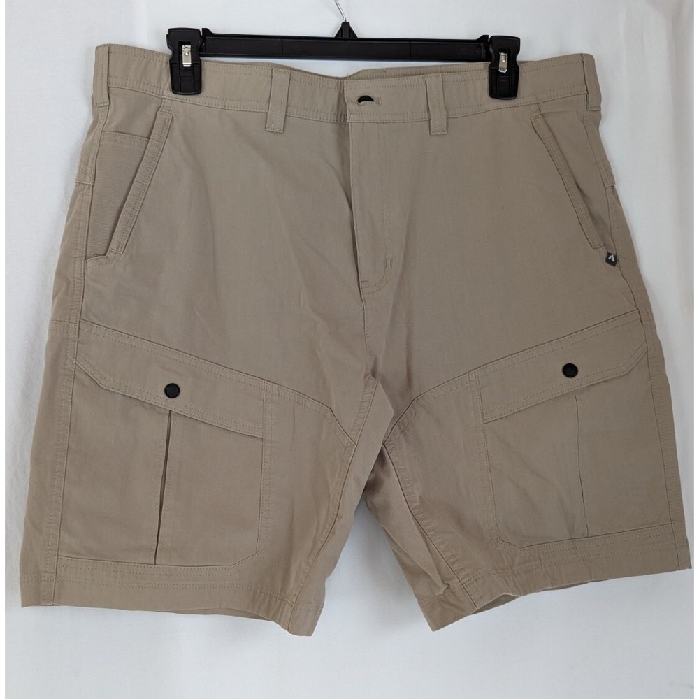 Eddie Bauer Shorts Mens 40 Beige  Outdoors Cargo Chino Hiking